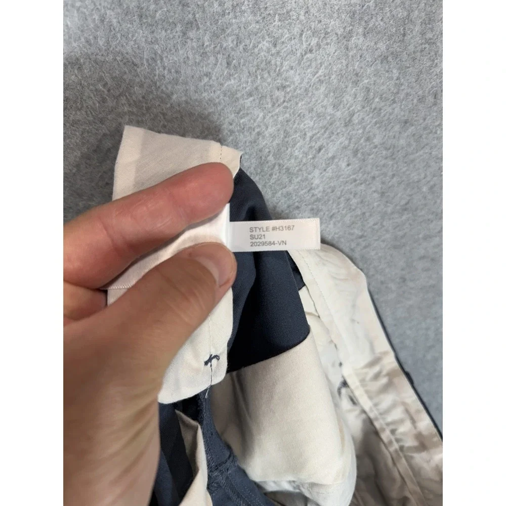 J Crew Flex Pants Mens 29x32 Blue‎ Slim Chino Casual Stretch Reimagined H3167
